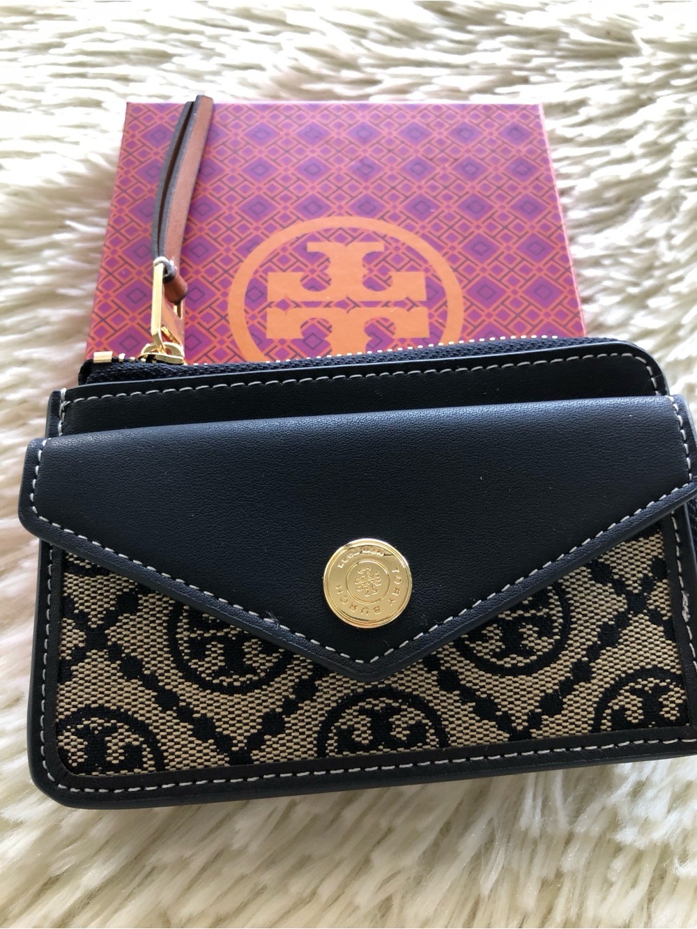 Tory Burch T Monogram Coin and Card Holder